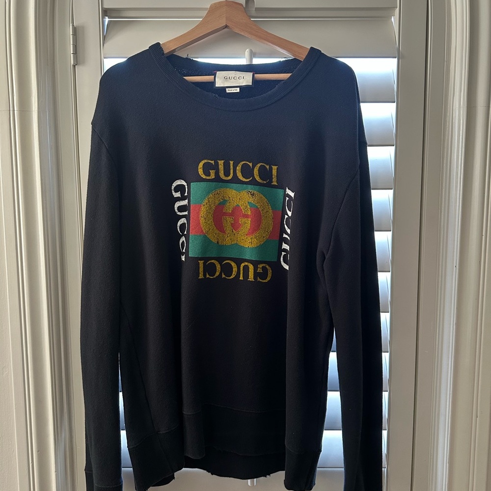 Gucci Black Logo Women's Sweater